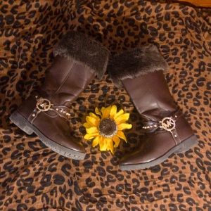 Michael Kors leather boots